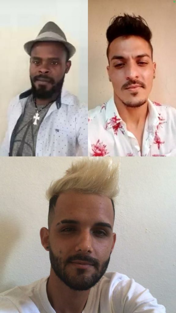 Maikol, Gustavo y Maudy son profesores de la escuela pedagógica Rubén Martínez Villena, ubicada en Alquízar.
