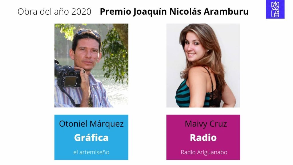 Premios periodísticos por la obra del año 2020 en Artemisa
