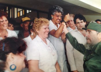 Clarita, en medio de aquel momento inolvidable