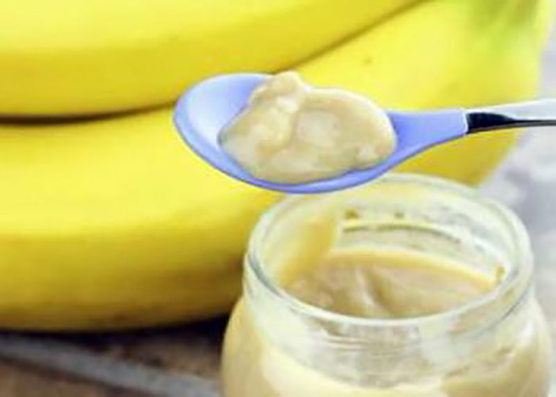 Eaboración de compota de plátano maduro burro