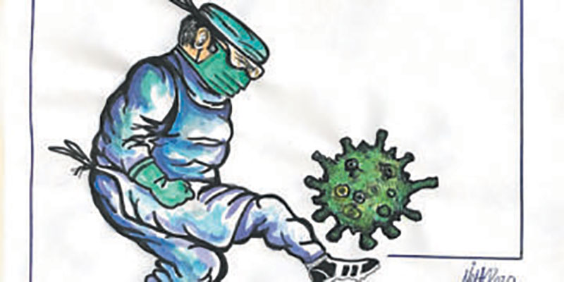 Dominio del balón ilustración Ricardo Reyes