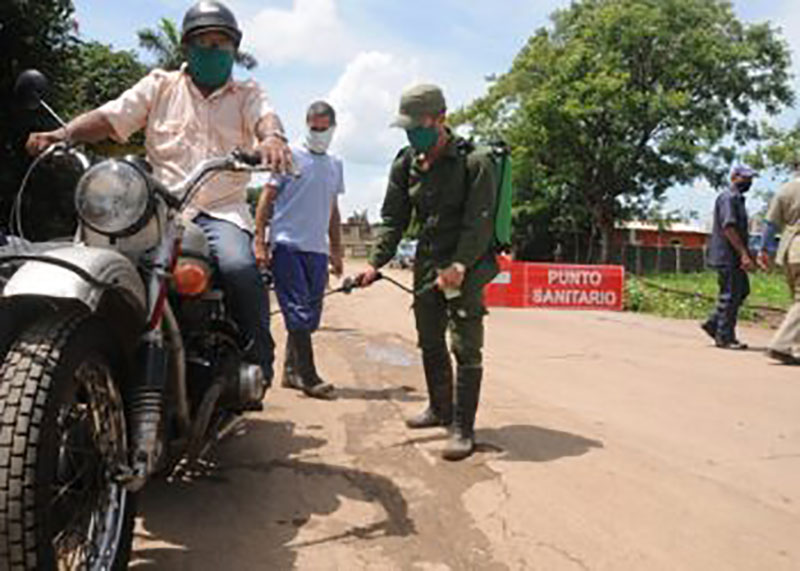 En los puntos de acceso a Bauta el control sanitario es esencial / Foto: Otoniel Márquez