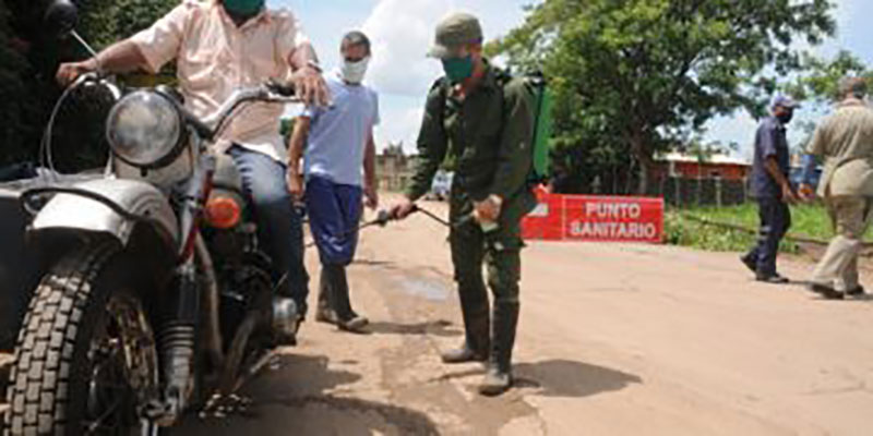 En los puntos de acceso a Bauta el control sanitario es esencial / Foto: Otoniel Márquez