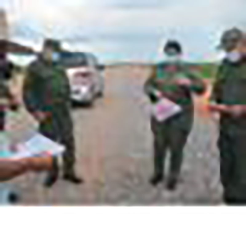 Recorrido de Gladys, presidenta del Consejo defensa por diferentes obras y proyectos