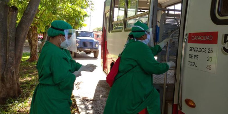 El personal de Salud en Bauta en busca de nuevos casos para frenar la transmisión