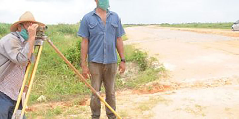 El vial de acceso a la autopista, una de las obras que se ejcutan en Artemisa con el 26 de julio como motivación para avanzar / Foto: Otoniel Márquez