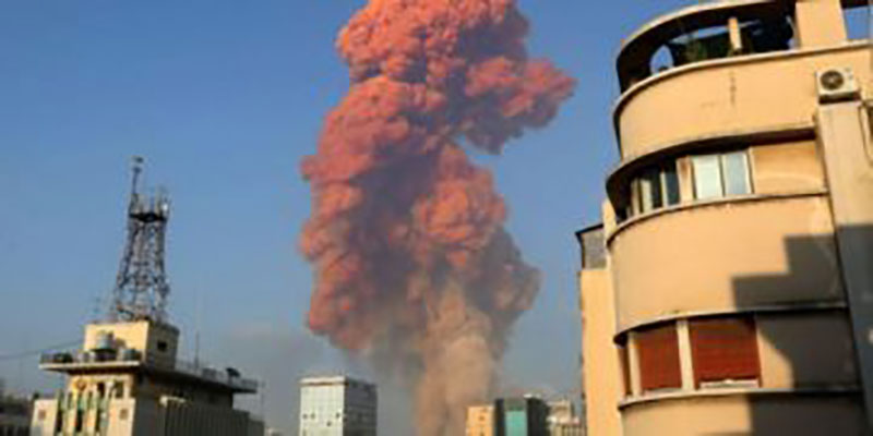 explosion en Beirut