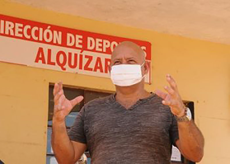 Bajo la tutela del “Zurdo”, el deporte alquizareño ha crecido de manera constante