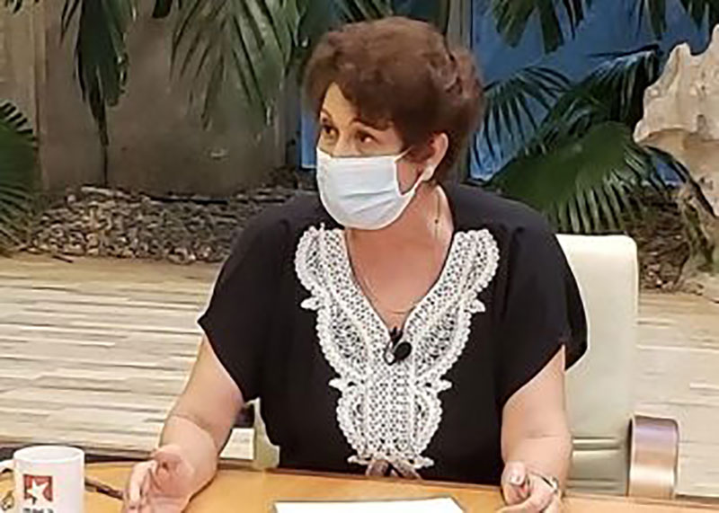Ena Elsa Vázquez Cobiella, ministra de Educación. Foto: @PresidenciaCuba/Telegram.