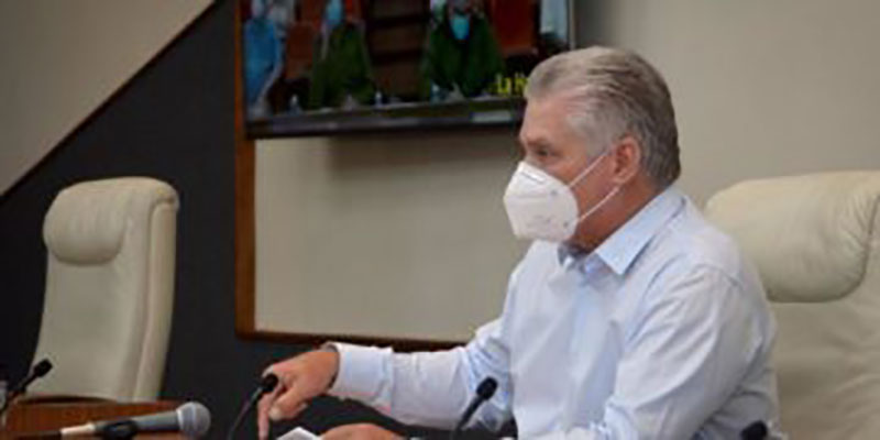 Presidente de la República, Miguel Díaz-Canel Bermúdez Foto: Estudios Revolución