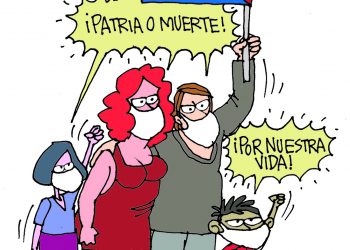 Patria o Muerte / Ilustración: Martirena