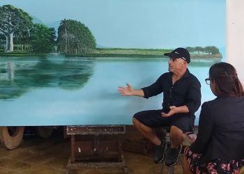 Los paisajes naturales atraen mucho al artista, aunque tiene un pincel mucho más amplio