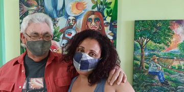 Silvestre, autor de las obras de la muestra Humor en tiempo letal