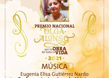 Elisa Gutiérrez, Premio Olga Alonso 2021