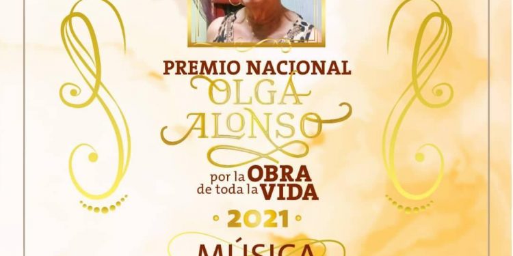 Elisa Gutiérrez, Premio Olga Alonso 2021