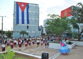 Pioneros de Artemisa festejaron este 4 de abril / Foto: Humberto Lister