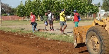 Mucho trabajo en equipo de entrenadores y aficionados a los goles, permite avanzar en el acondicionamiento del terreno