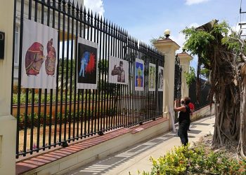 Expo Superhéroes / Foto: Tomada del Perfil de Facebook de Jorge Legañoa