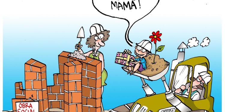 Feliz día de las Madres / Ilustración: Martirena