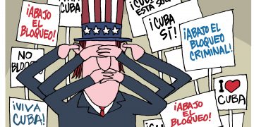 La Cuba bloqueada cuenta con hombres y mujeres dispuestos a sacarla adelante / Ilustración Martirena