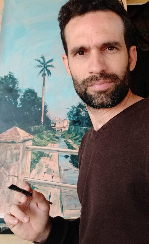 Oniel Rodríguez López, llegó a la Galería de Arte Orlando Nodarse la exposición personal A mi Guanajay querido