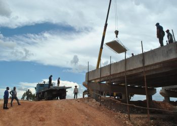 El vial de acceso a la Autopista Nacional avanza a buen ritmo / Foto: Humberto Lister