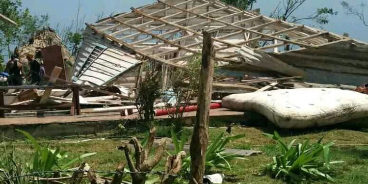 Tornado EF1 en Las Pozas, Bahía Honda, deja afectaciones a su paso