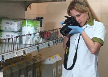 La primer teniente Mabel en acción