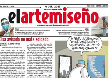 Portada Edición 26, 6 de julio de 2021