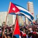 Pueblo habanero toma La Piragua en defensa de la Revolución y el socialismo