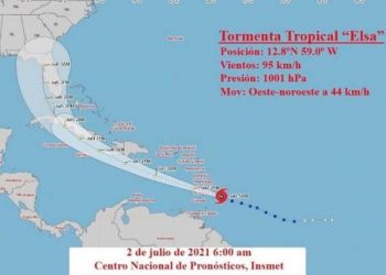 ¡Elsa ya es Huracán! (+ Cono de trayectoria)