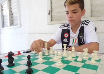 El MF Jean Marcos Cruz logró una buena actuación al ser el mejor ubicado por Cuba, lugar 24. Foto Olga María Mesa.