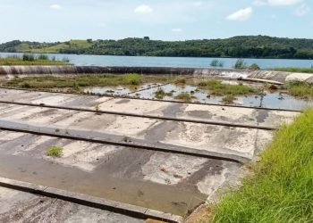 Embalse La Coronela. Tomada el jueves 26 de agosto/2021.| Cortesía Dirección Provincial de Recursos Hidráulicos.