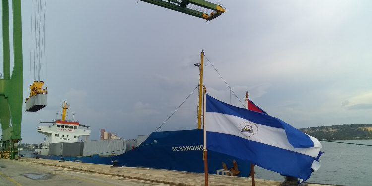Un donativo de alimentos para el pueblo cubano enviado por Nicaragua arribó en la tarde de este viernes a la Terminal de Contenedores de Mariel