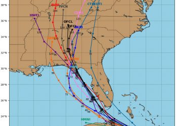 Fred próximo a la costa norte de Cuba