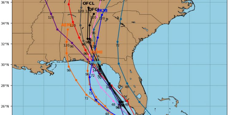 Fred próximo a la costa norte de Cuba