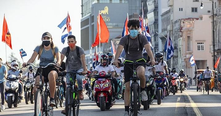 La juventud cubana será, una vez más, la protagonista de esta caravana por Cuba. (Foto: ACN)