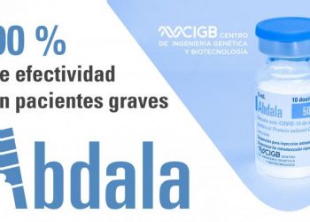 Abdala tiene un 90 % de efectividad en pacientes graves, aun con circulación de la cepa Delta