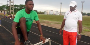 Yan Carlos junto a su entrenador Reinaldo Pestana en el año 2017 / Foto: Osniel Velasco