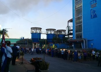 Desde la CTE Máximo Gómez, en Mariel, el apoyo a la Revolución y al proyecto socialista / Foto: Yusmary Romero