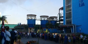 Desde la CTE Máximo Gómez, en Mariel, el apoyo a la Revolución y al proyecto socialista / Foto: Yusmary Romero