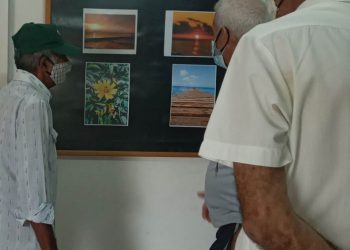 Cámara Resiliente III Fotososafari Playa Baracoa 2021 está expuesta en la galería Guerrero, en Bauta