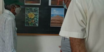 Cámara Resiliente III Fotososafari Playa Baracoa 2021 está expuesta en la galería Guerrero, en Bauta