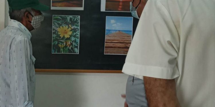 Cámara Resiliente III Fotososafari Playa Baracoa 2021 está expuesta en la galería Guerrero, en Bauta