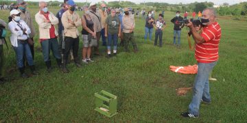 El entrenamiento en el tiro con AKM fue otra de las actividades realizadas en el polígono de la Zona de Defensa Eduardo García Lavandero