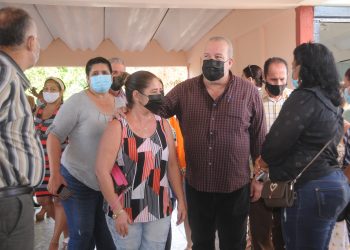 El Primer Ministro visitó la escuela Federico Engels, en el Palenque, San Antonio de los Baños / Fotos: Otoniel Márquez