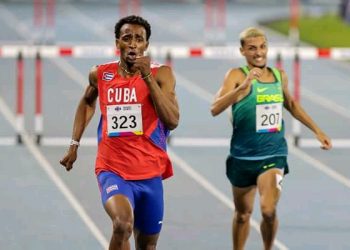 Yoao Illas brilló en los 400 metros con vallas / Foto: Jit