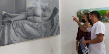 El tema de la soledad es abordado por el guanajayense Yoel Pagés Mederos en esta edición del salón