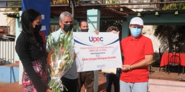 Carlos Enrique Rodríguez, cronista deportivo con más de 20 años de experiencia, ganador del premio Mario Robainas Ortega por la Obra de la Vida / Foto: Otoniel Márquez