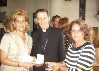 La excelencia del trabajo de la biblioteca le mereció la Medalla por la Paz que entrega el Vaticano / Foto: Clara Isabel Martínez